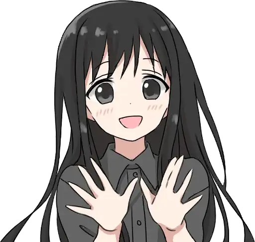 Girl with black hair long TL-EDIT preview