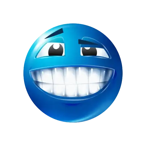 Blue emoji preview
