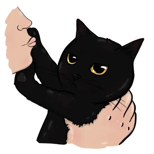 Sticker 🐈‍⬛