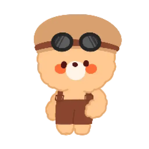 Sticker 🐻