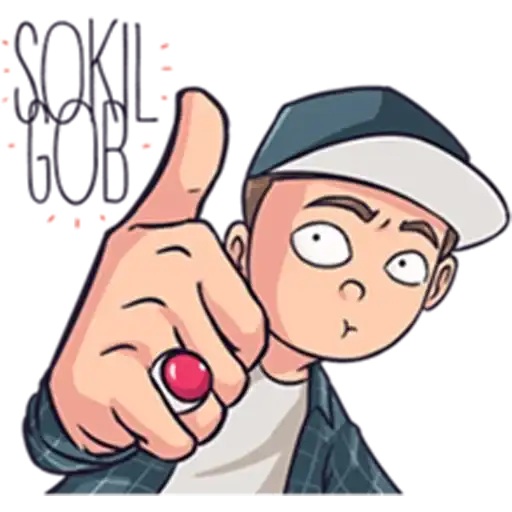 Sticker "Kekinian" Arrange preview