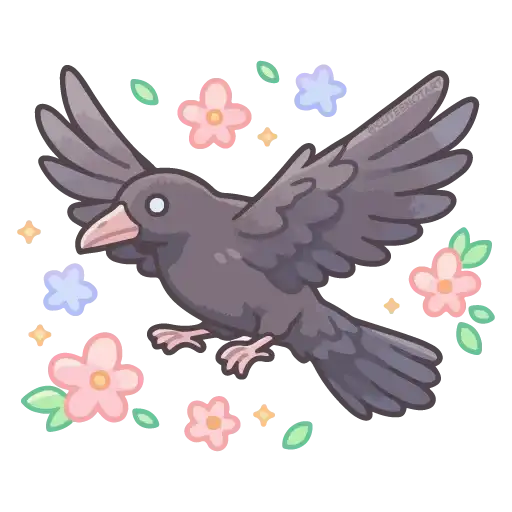 Sticker 🐦‍⬛️