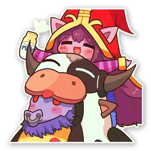 Sticker 🐮