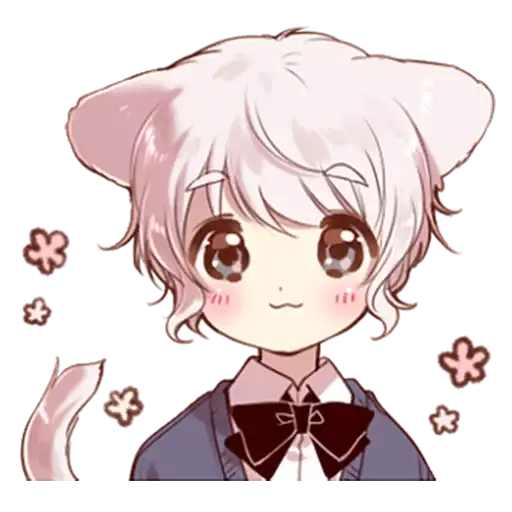 Cute cat ear boy preview