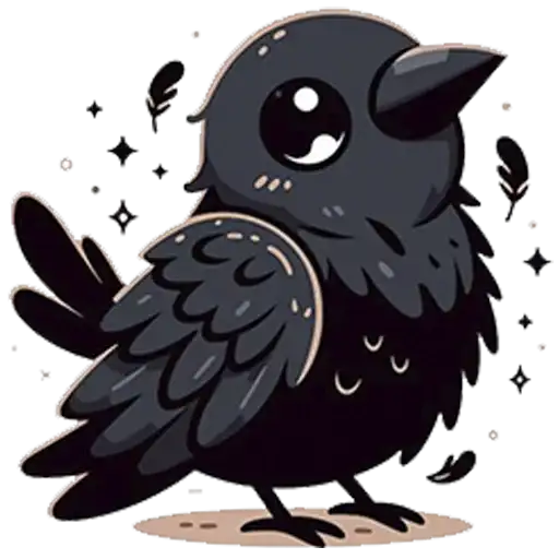 Sticker 🐦‍⬛️