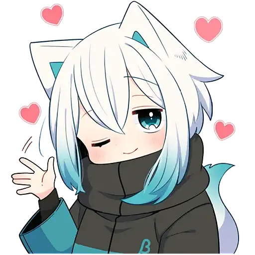 Белый котёнок B preview