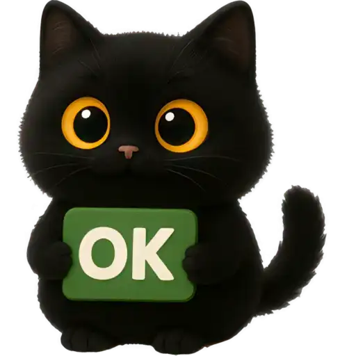 Чёрная киса preview