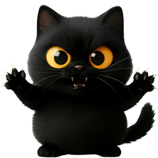 Чёрная киса preview