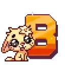 Стикерный алфавит ВК preview