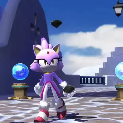 Blaze the cat preview