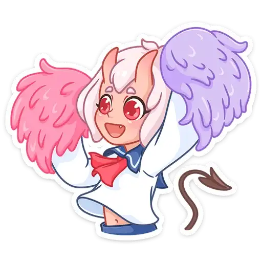 Школьница Они-тян preview