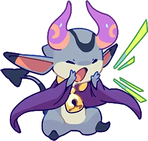 TINY DEVIL "HORN" STICKERS preview