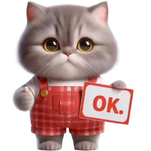 Кот в комбинезоне preview