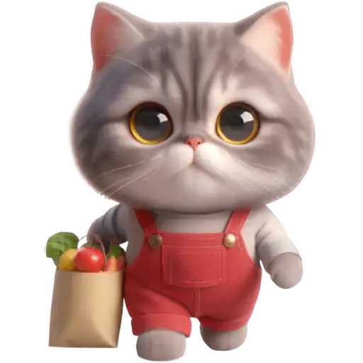 Кот в комбинезоне preview