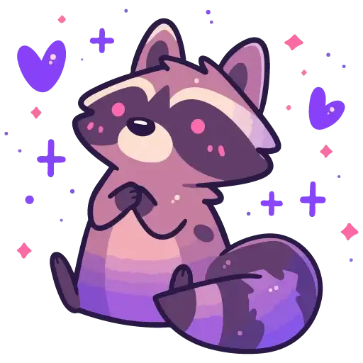 Sticker 🦝