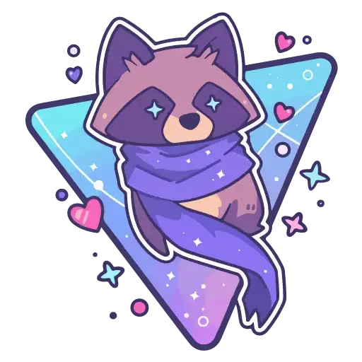 Sticker 🦝