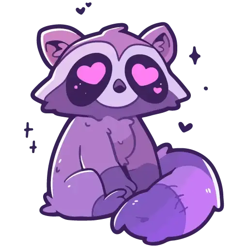 Sticker 🦝