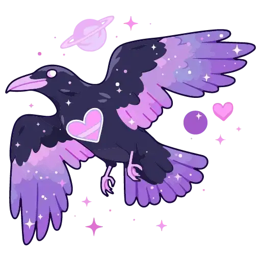 Sticker 🐦‍⬛️