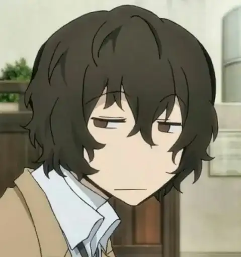 Dazai from anime "Bungo Stray Dogs preview