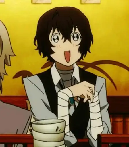 Dazai from anime "Bungo Stray Dogs preview