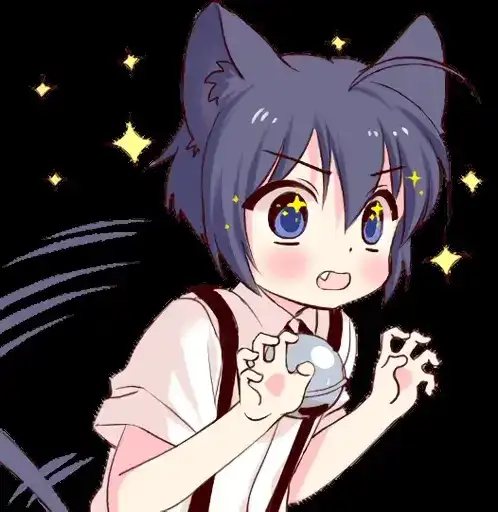 Boy of the Black Cat Animated preview