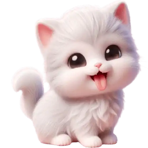 Белая котька preview