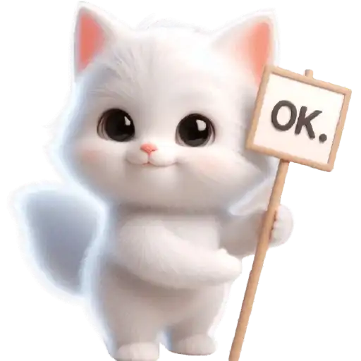 Белая котька preview