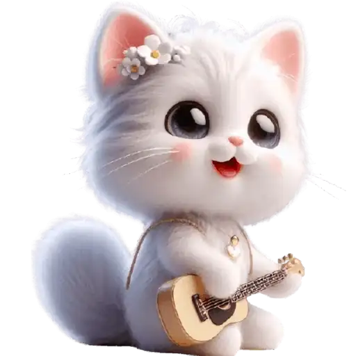 Белая котька preview