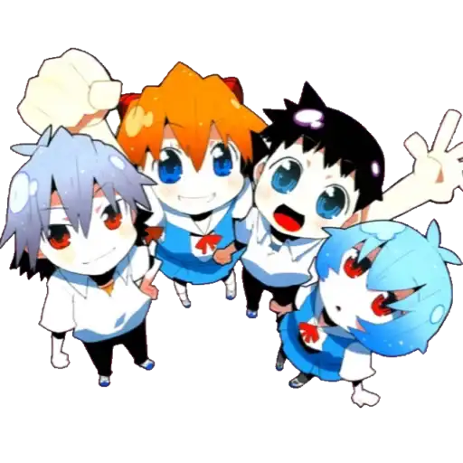 Evangelion School +Chibi preview