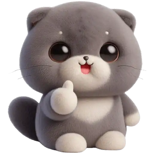 Серый котик preview