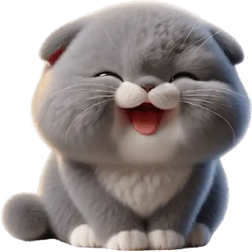 Серый котик preview