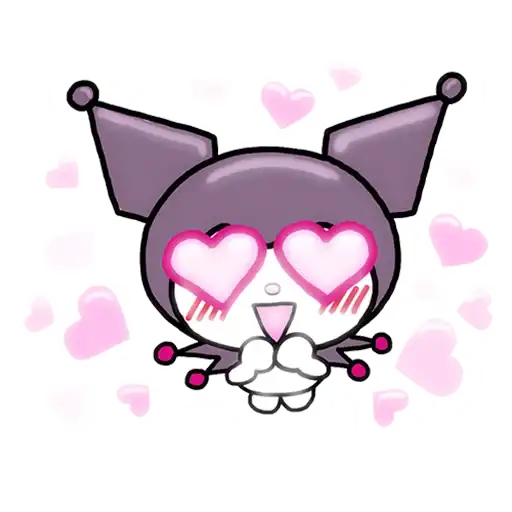 Kuromi stickers, 💞 preview