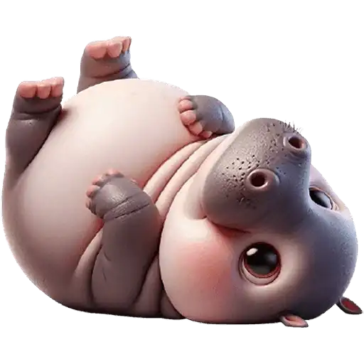 Парные бегемотики preview