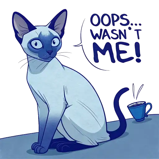 Luna the Oriental Cat preview