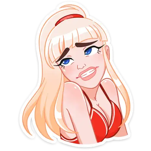 Sticker 👩‍🦰