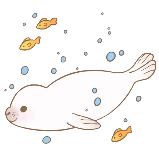 Little white seal preview