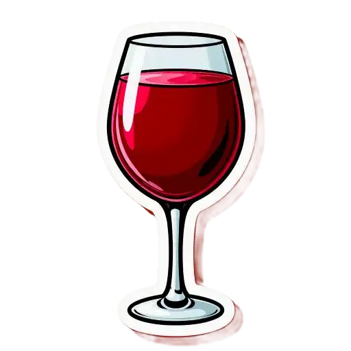 Sticker 🍷