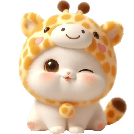 Пушистый жираф preview