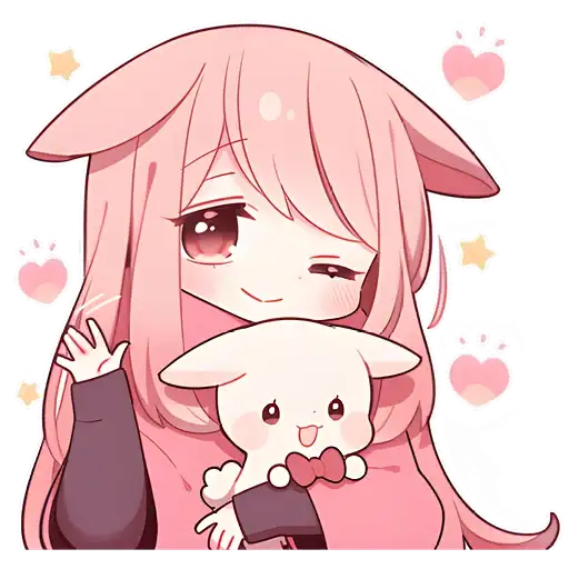 Розовая зайка preview