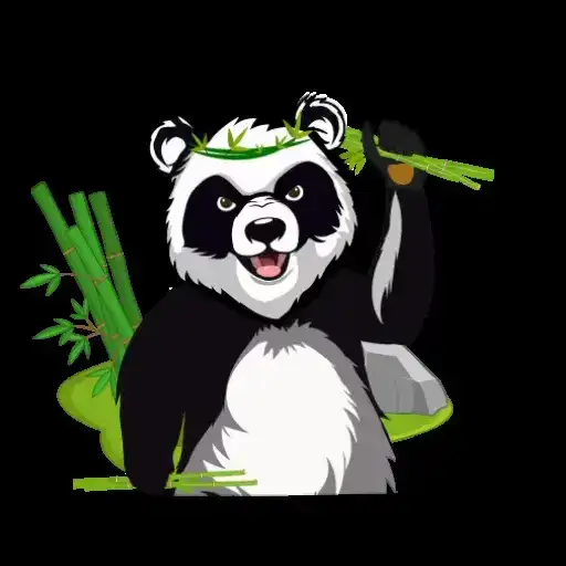 Panda Swap Sol stickers preview