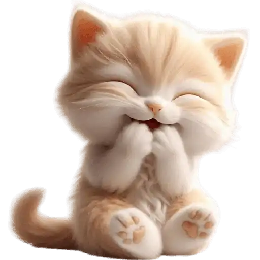 Забавный котёнок preview