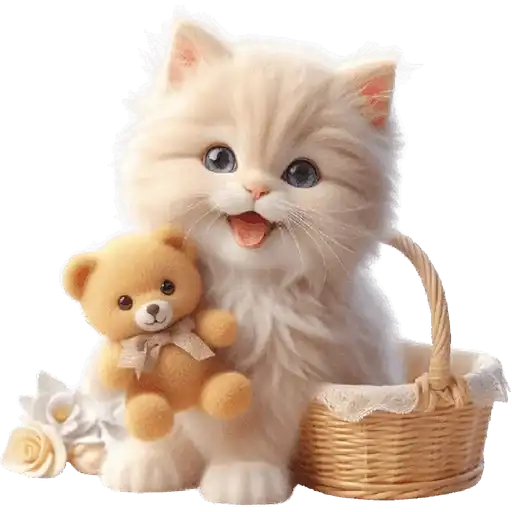 Забавный котёнок preview