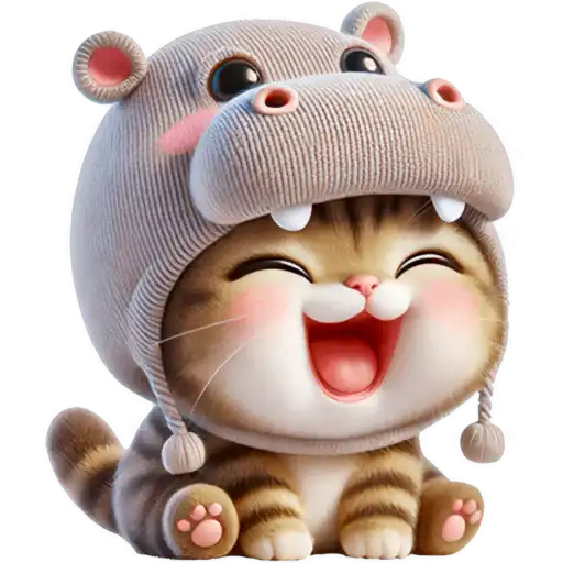 Котик-бегемотик preview