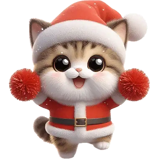 Новогодний котик preview