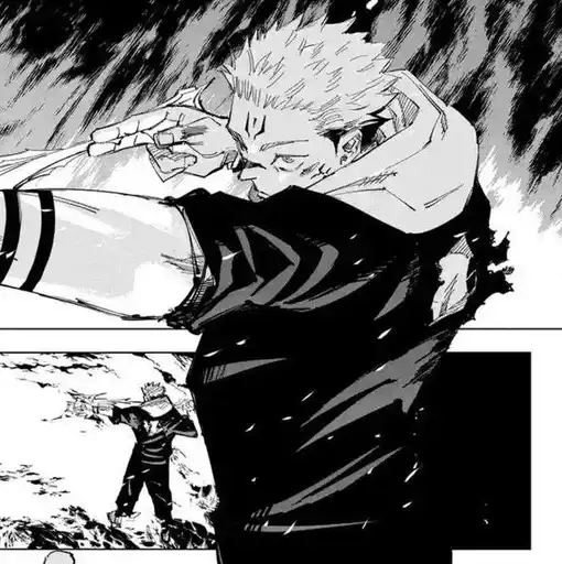 Sukuna in Itadori manga preview