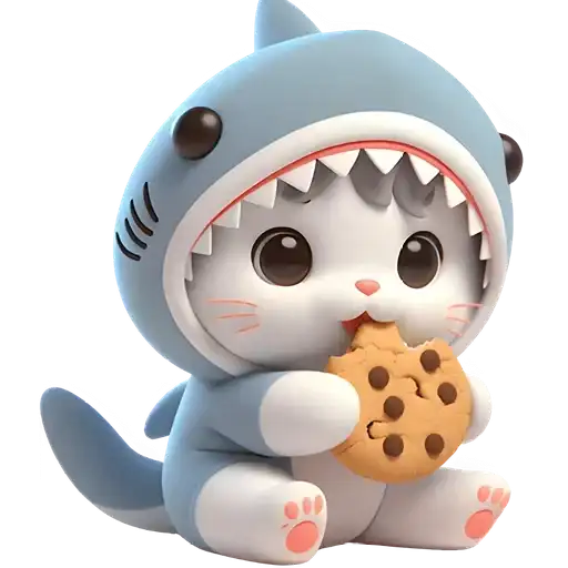 Котенок акула на preview