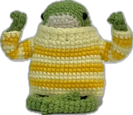 Лягушонок в свитере preview