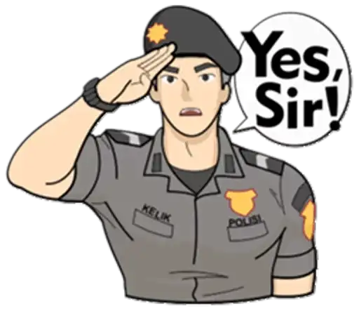 Sticker 👮