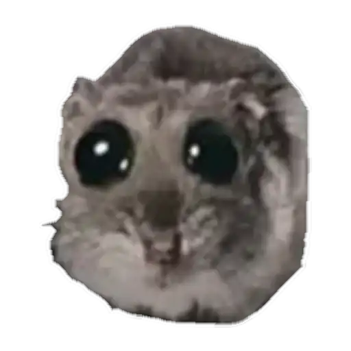 Sad hamster by weekkoi preview