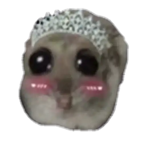 Sad hamster by weekkoi preview